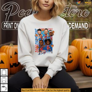 Celebrate 2025 With Oklahoma City Thunder Champions Shirt Featuring Stars 4