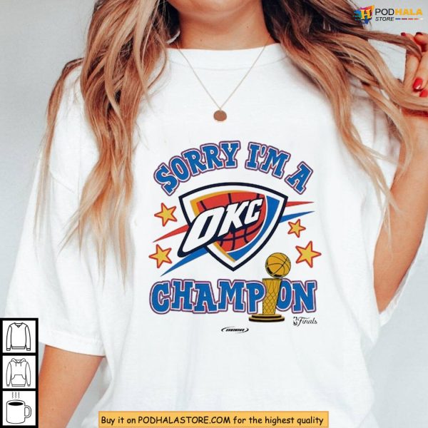 Champion Shirt For Thunder Fans Celebrating 2025 NBA Finals Victory