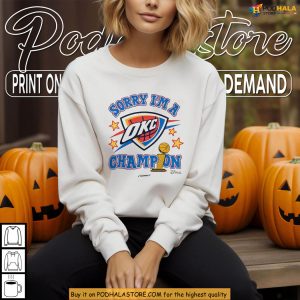 Champion Shirt For Thunder Fans Celebrating 2025 NBA Finals Victory 2