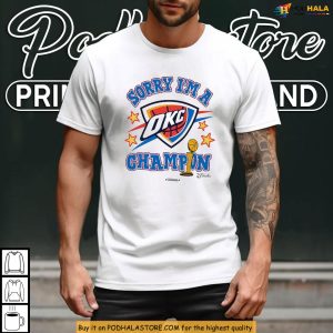 Champion Shirt For Thunder Fans Celebrating 2025 NBA Finals Victory 3