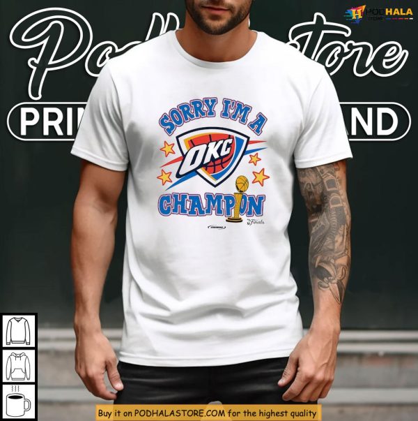 Champion Shirt For Thunder Fans Celebrating 2025 NBA Finals Victory