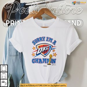 Champion Shirt For Thunder Fans Celebrating 2025 NBA Finals Victory 4
