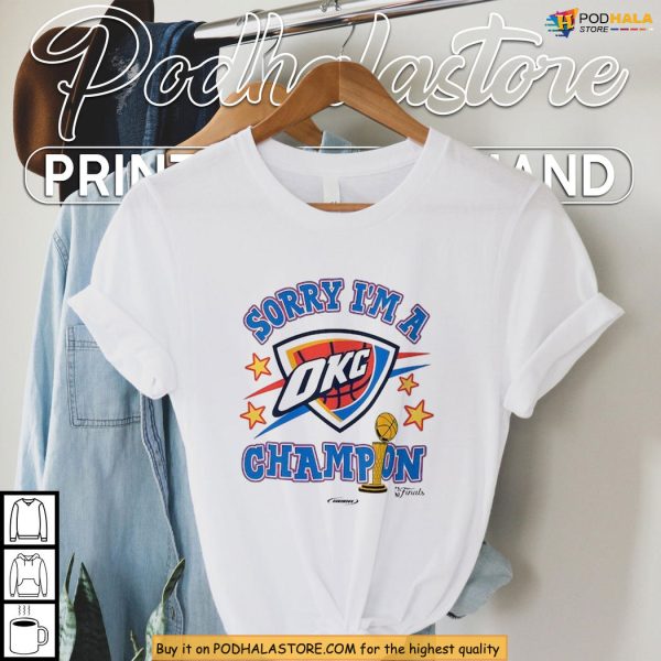 Champion Shirt For Thunder Fans Celebrating 2025 NBA Finals Victory