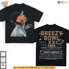 Chris Brown Shirt Breezy Bowl XX Fan Tour Merch Stadium World Concert Vibes