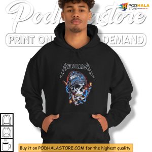 Classic 90s Metallica Band T Shirt With Grunge War Helmet Design 2
