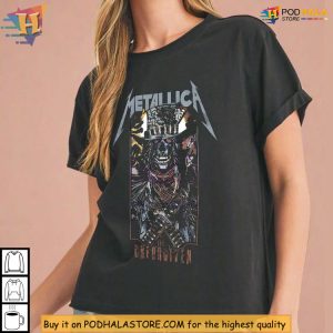 Classic Metallica Vintage Shirt With The Unforgiven 1992 Graphic 2