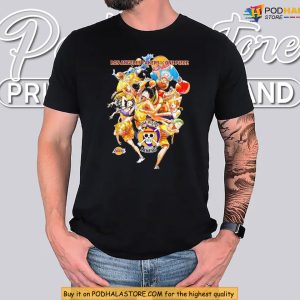 Exclusive La Lakers One Pice Collab Merch Sell Shirt For Otaku Hoopers 3