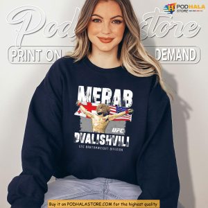Fighter Pride Blends In Merab Dvalishvili Merch Shirt For Fans 2