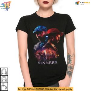 Gangster Shirt With Sinners Art, Outlaw Aesthetic, Streetwear Vibe