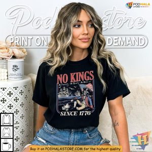 Historic 1776 No Kings Shirt With Anti Fascist Freedom Vibes 2