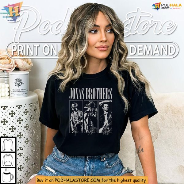 Jonas Brothers Shirt Living The Dream Tour Vibes Baddies Get Saddies Gift