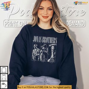 Jonas Brothers Shirt Living The Dream Tour Vibes Baddies Get Saddies Gift 3
