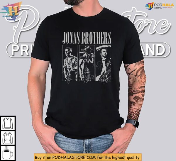 Jonas Brothers Shirt Living The Dream Tour Vibes Baddies Get Saddies Gift