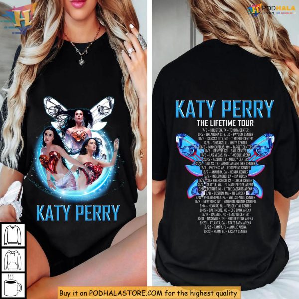 Katy Perry Shirt, Lifetime Tour 2025 Merch, Fan Gift, Pop Icon Graphic