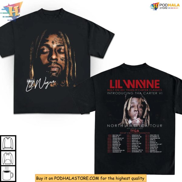 Lil Wayne Shirt Introducing Carter VI Tour 2025 Lil Wayne Merch Gift