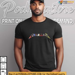 Metallica Vintage Shirt Featuring Global Flag Logo For Hardcore Rock Lovers 4