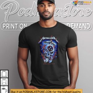Metallica Vintage Shirt Featuring Tennessee Skull M72 Concert 2025 3