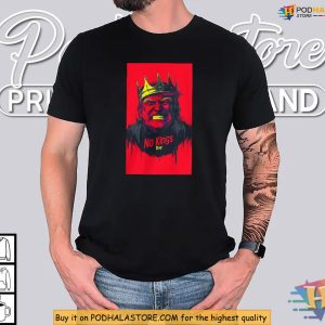 No Kings Day Anti Trump Shirt With Crowned Rage Art Fierce Statement For Protesters 4