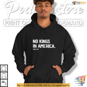 No Kings Protest Shirt for Patriots Who Believe in Freedom Since 1776 2