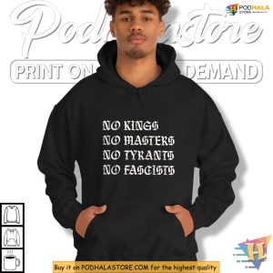 No Kings Shirt Anti Tyrant Statement Shirt Pro Democracy Political Gift 2