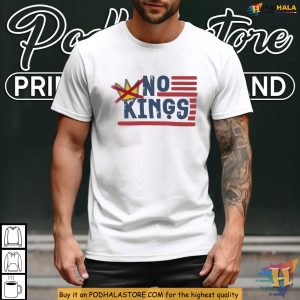 No Kings Shirt Democracy In America Resist Trump Liberal Protest Design 4