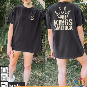 No Kings Shirt, Protest Statement Merch Inspired By American Revolution