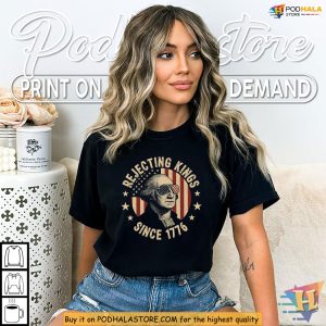 No Kings Shirt With George Washington Rejecting Kings Since 1776 2
