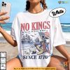 No Kings Shirt With Skeleton Patriot Art, Anti Tyrants Graphic, 1776 America