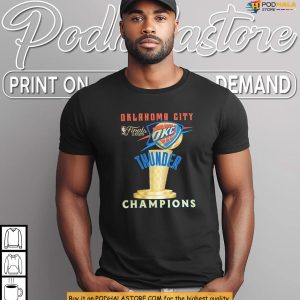Oklahoma City Thunder Champions Shirt Celebrates 2025 NBA Victory In Style 4
