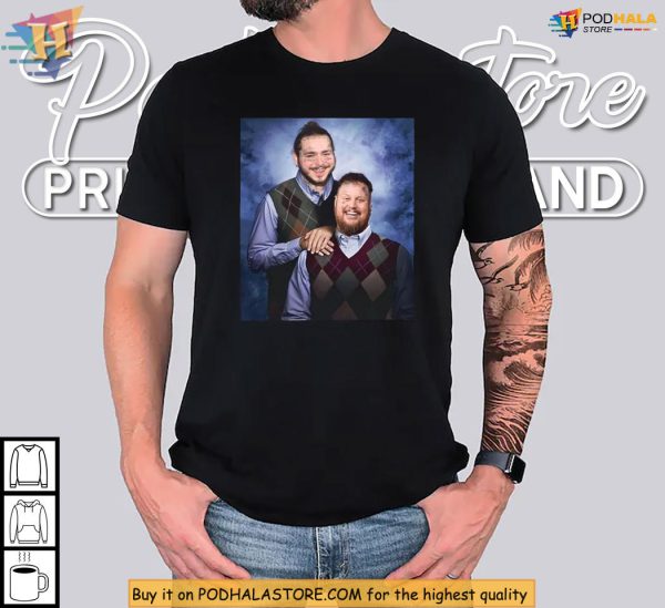 Post Malone Shirt, Jelly Roll Retro Step Brothers Graphic, Country Tour Tee