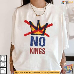 Retro Democracy Shirt With No Kings Message Ideal For Human Rights 3