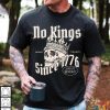 Retro No Kings Shirt With Skull Crown, Resist Tyranny In American Style