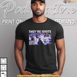 Theyre Idiots Meme Oklahoma City Thunder Champions Shirt 2025 Finals Style 2