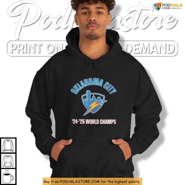 Thunder Champs Shirt Celebrating OKC 2025 NBA Title Victory Pride