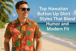 Top Hawaiian Button Up Shirt Styles That Blend Humor and Modern Fit