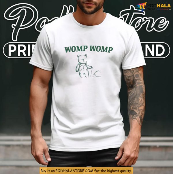 Womp Shirt For Meme Lovers With Sad Bear Sketch Aesthetic