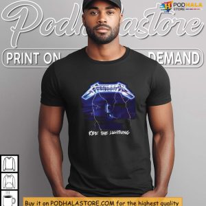 Youth Rock Style Metallica Ride The Lightning Shirt Inspired By 1984 3