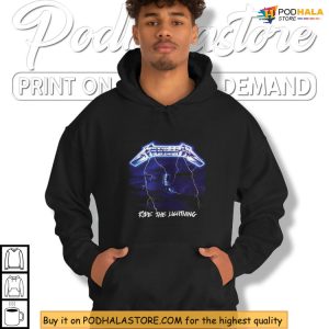 Youth Rock Style Metallica Ride The Lightning Shirt Inspired By 1984 4