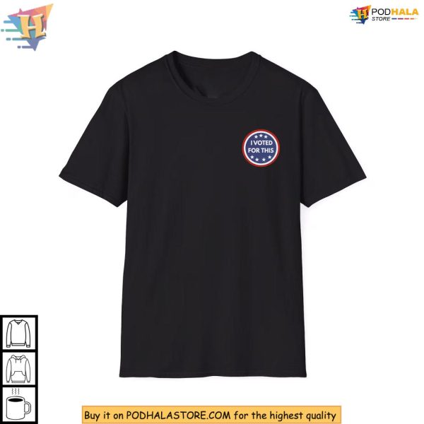 Alligator Alcatraz Shirt, Dark Humor Republican Joke, I Voted For This Quote