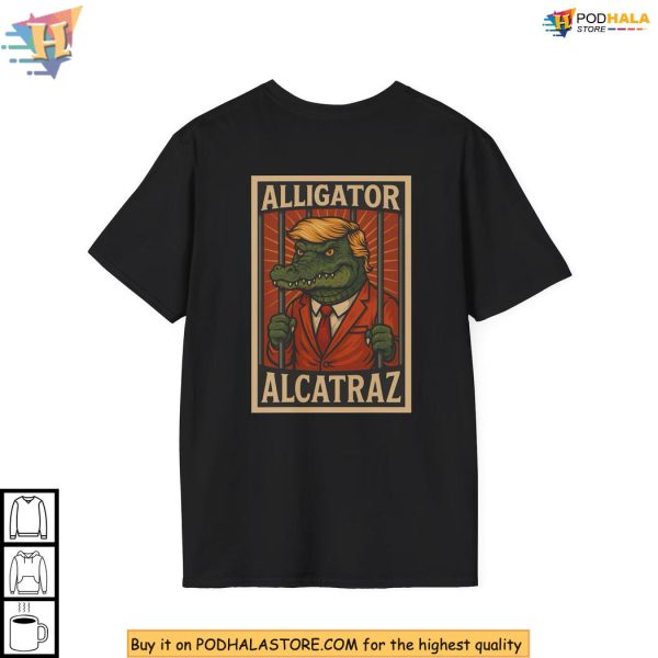 Alligator Alcatraz Shirt, Dark Humor Republican Joke, I Voted For This Quote