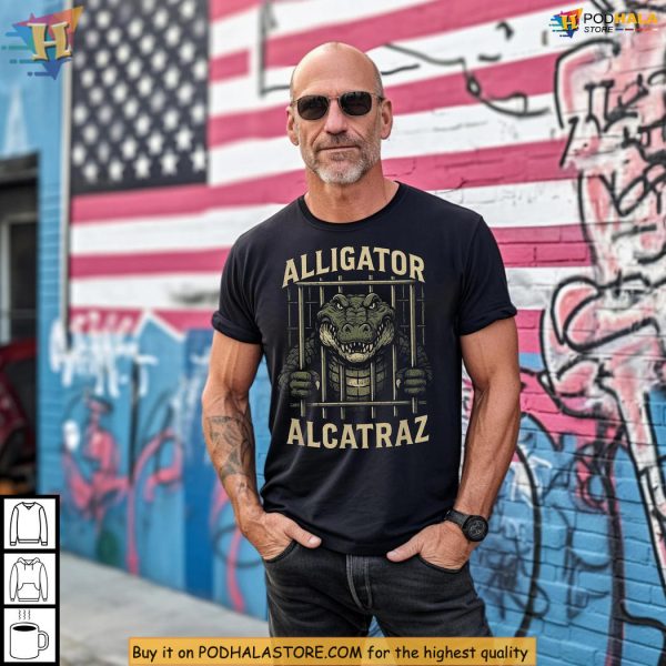 Alligator Alcatraz Shirt, Florida Detention Satire For Cool Outfits
