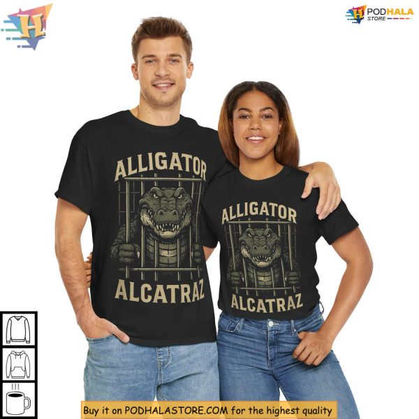 Alligator Alcatraz Shirt, Florida Detention Satire For Cool Outfits