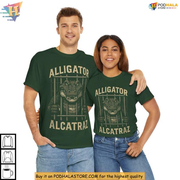 Alligator Alcatraz Shirt, Florida Detention Satire For Cool Outfits