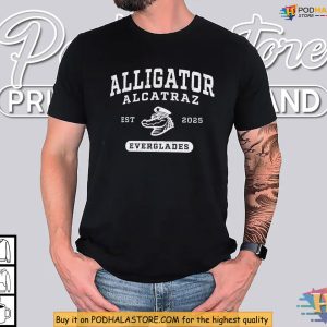 Alligator Alcatraz Shirt Florida Gator Everglades Vibe With Est 2025 Quote 2