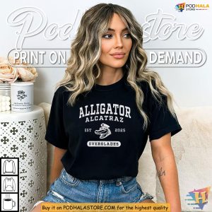 Alligator Alcatraz Shirt Florida Gator Everglades Vibe With Est 2025 Quote 3