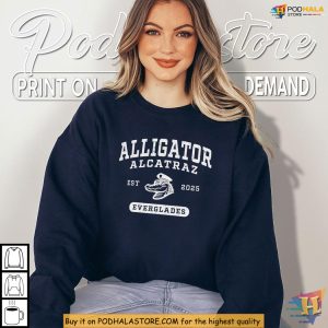 Alligator Alcatraz Shirt Florida Gator Everglades Vibe With Est 2025 Quote 4