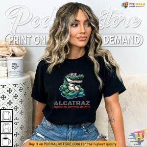 Alligator Alcatraz Shirt Florida Humor Protecting National Security Statement 2