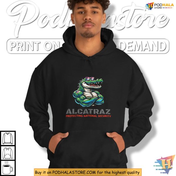 Alligator Alcatraz Shirt Florida Humor Protecting National Security Statement