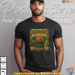 Alligator Alcatraz Shirt Florida Protest Wear No Escape Satire Fashion 2