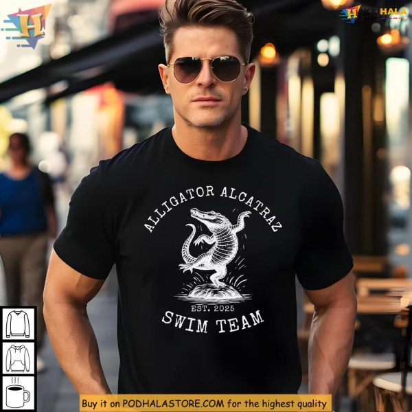 Alligator Alcatraz Shirt, Florida Satire Style, Swim Team Laugh Vibes